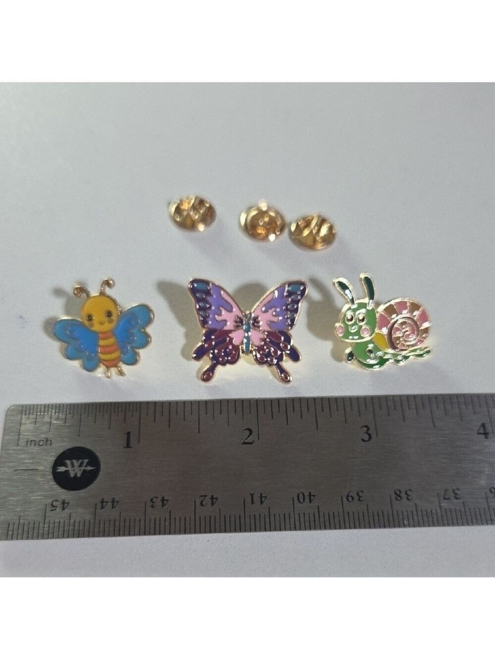 Insect Enamel Pin Trio - Picture 6 of 6